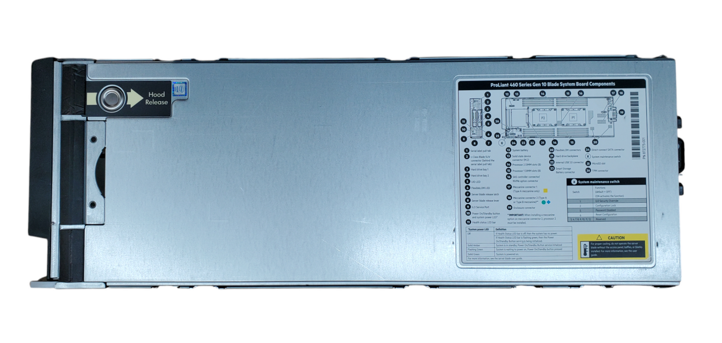 HP ProLiant BL460c Gen10 - 2x Xeon Platinum 8153 *NO RAM/HDD* Q