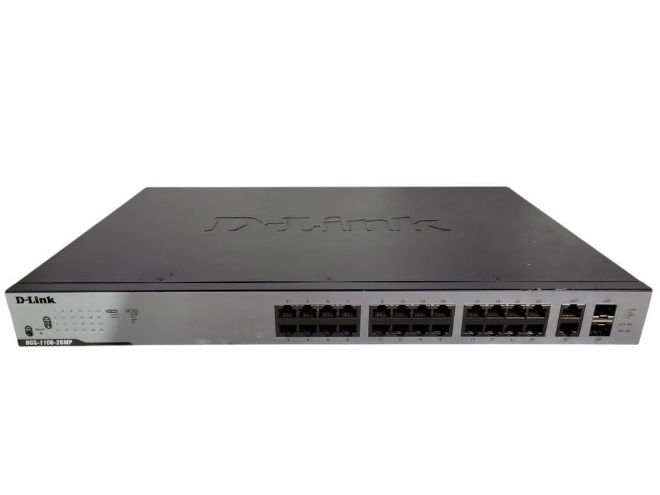 D-Link DGS-1100-26MP 26-Port PoE Gigabit Smart Managed Switch !