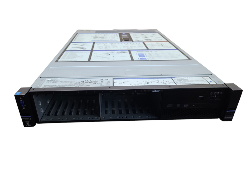 Lenovo System X3650 M5 2x Xeon E5-2620 v3 32GB ServeRAID M5210 2x 900W PSU