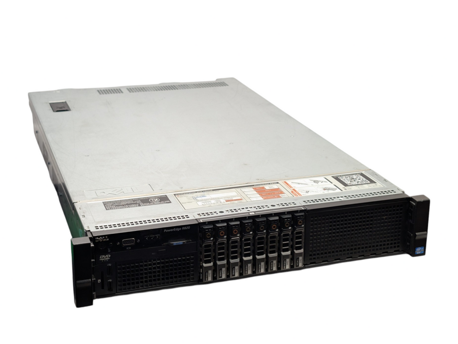DELL PowerEdge R820 4x Intel Xeon E5-4617 0 512GB RAM 5x 1.2TB SAS HDDs -