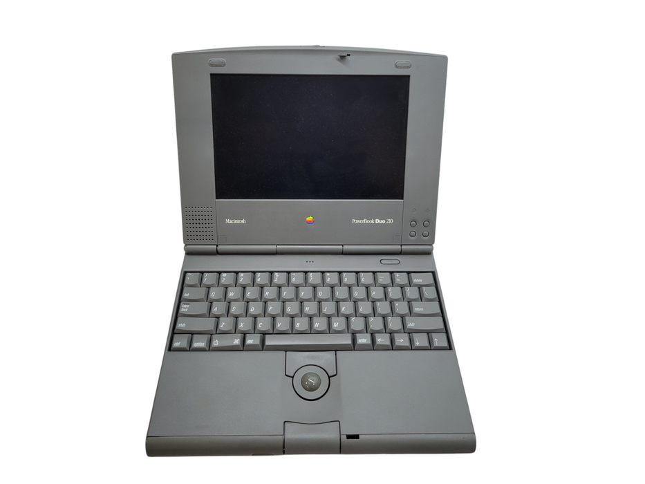 Vintage Macintosh PowerBook Duo 210 + Power Adapter - NO HDD %