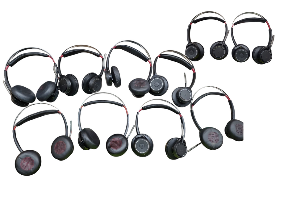Lot 10x Plantronics Voyager Focus UC Noise Canceling Bluetooth Headset