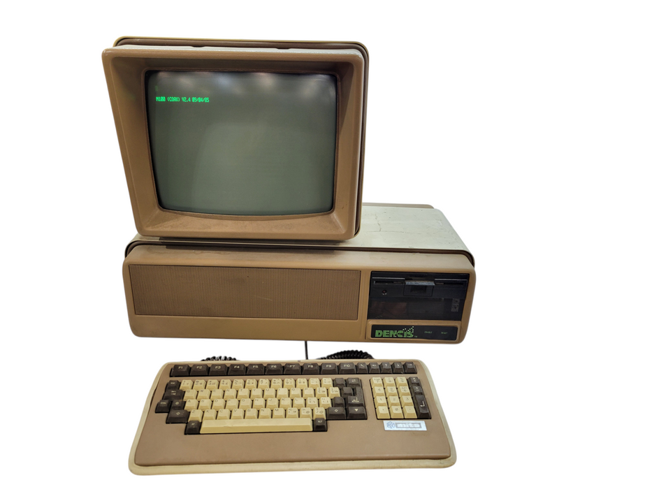 DENCIS / PERTEC M100 Terminal COAX - 204793-000 + Keyboard %