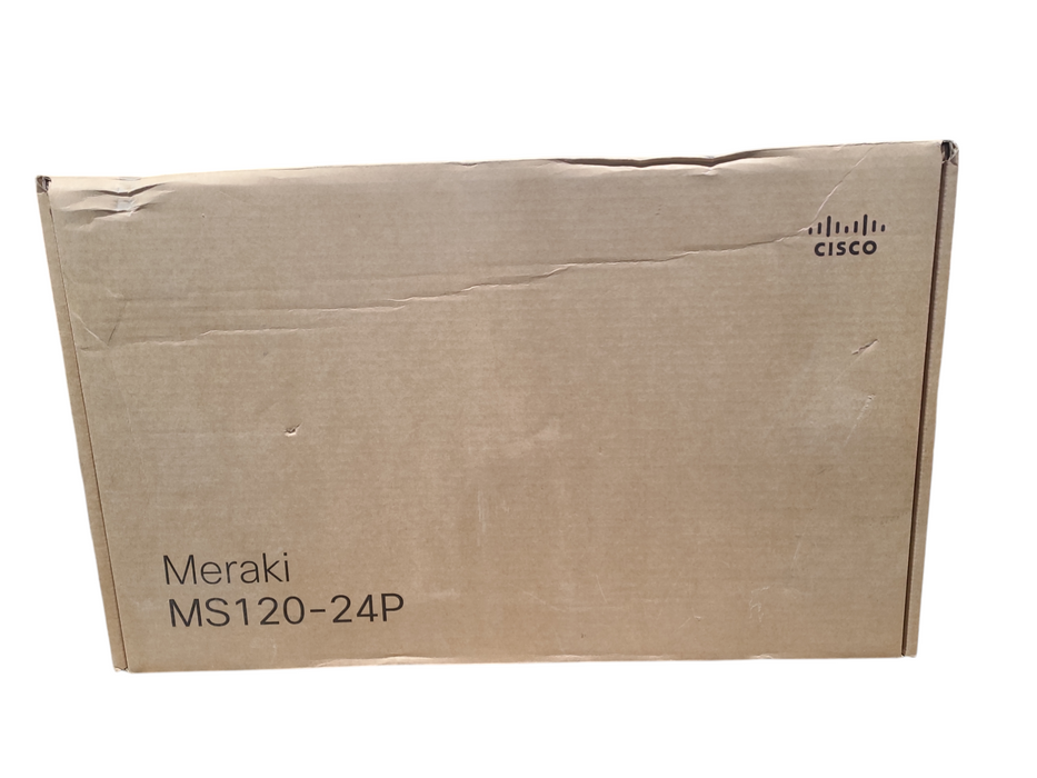 Cisco Meraki MS120-24P 24-Port Cloud Managed Switch UNCLAIMED Q