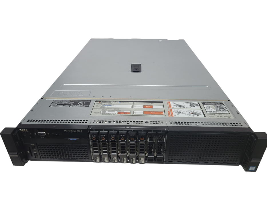 Dell PE R730 2x Xeon E5-2630Lv4 1.80Ghz 64GB RAM 6x 1TB, H730p mini 2x PSU _