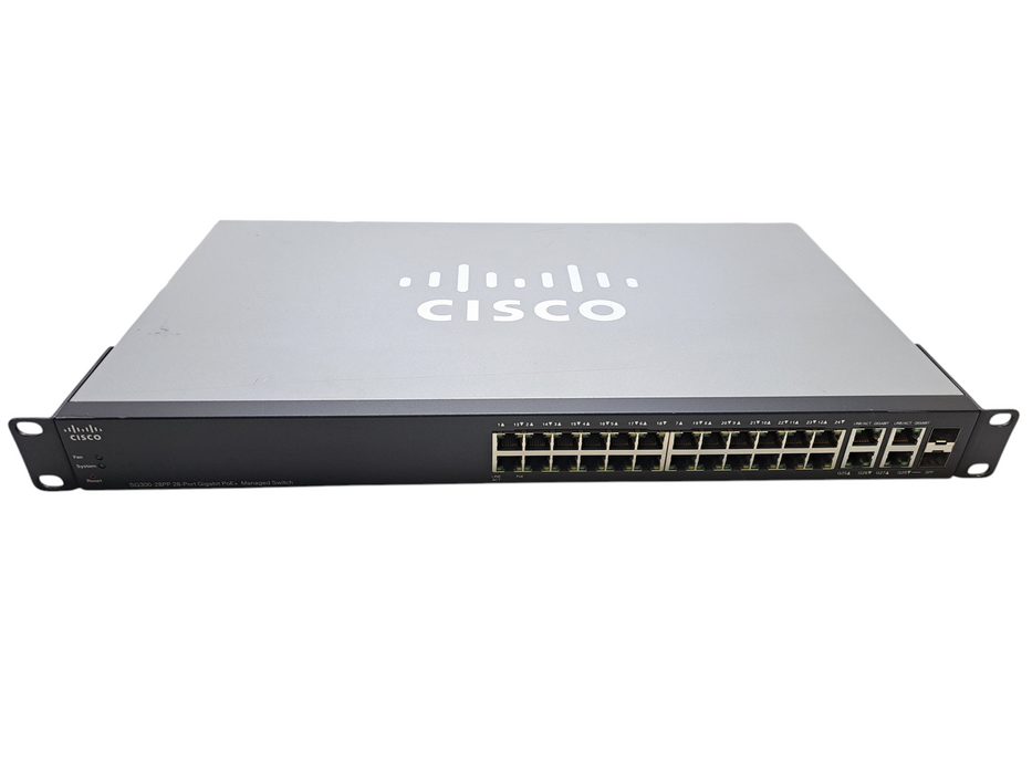 Cisco SG300-28PP-K9 V02 | 28-Port Gigabit PoE+ Managed Switch w/ 2x SFP