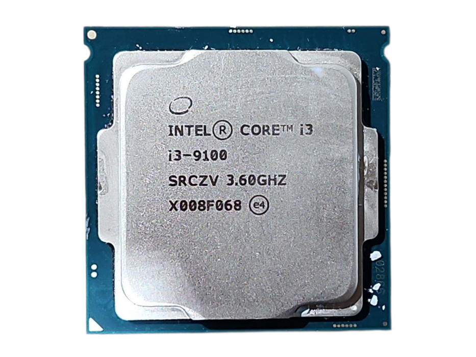 Intel Core i3-9100 @ 3.60GHz SRCZV