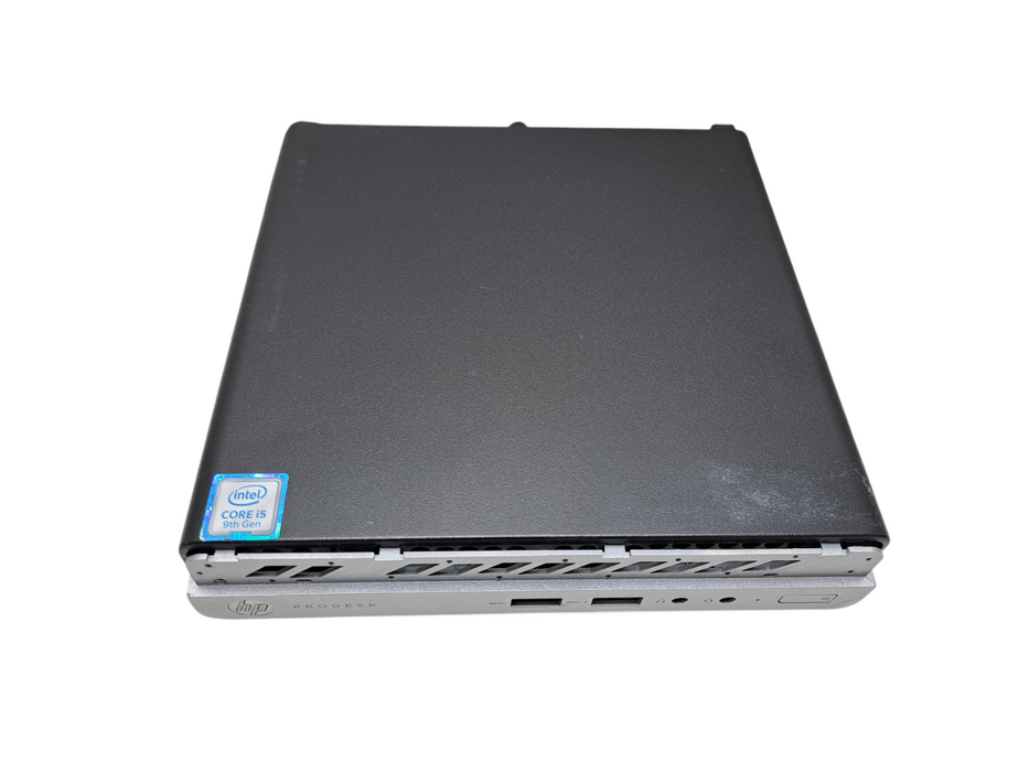 HP ProDesk 400 G5 Mini | i5-9500T @2.20GHz, 8GB DDR4, 256GB NVMe *READ* )