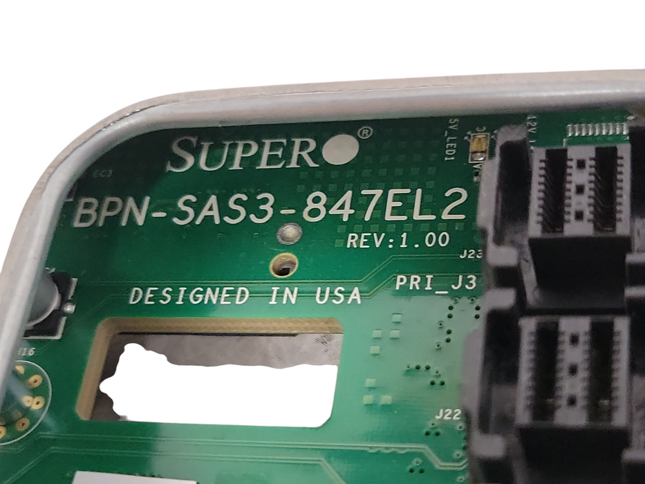 Supermicro BPN-SAS3-847EL2 SAS3 12Gbps Dual Expander Backplane board _