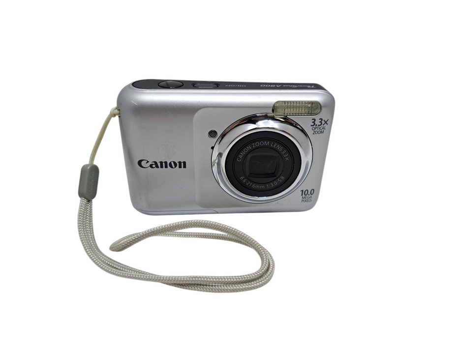 Canon PowerShot A800 10.0MP Digital Camera Silver )