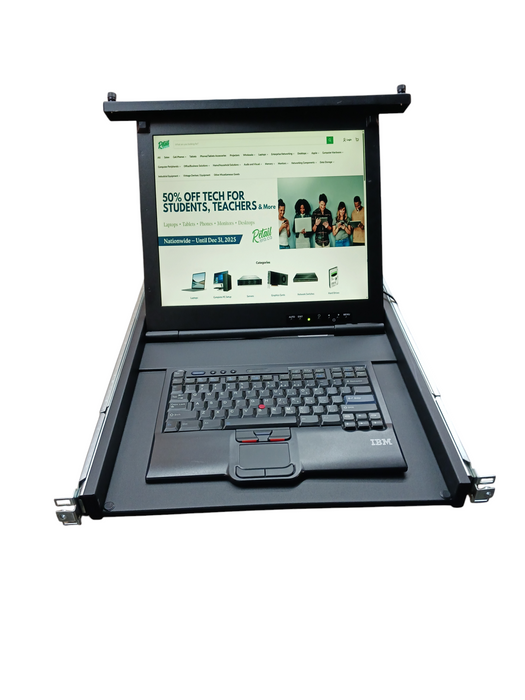 IBM 7316-TF3 Flat Panel Console Kit Rackmount 17" TFT LCD