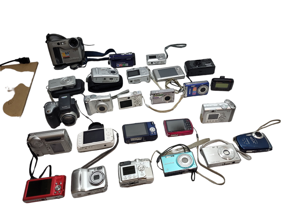 Lot 25x Assorted Cameras- See Pics for details &