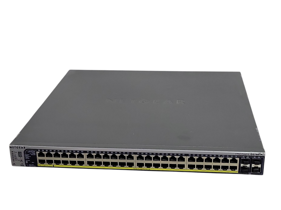 Netgear ProSafe GS748TPS 48-Port Gigabit Stackable Smart Switch w/ 48x PoE _