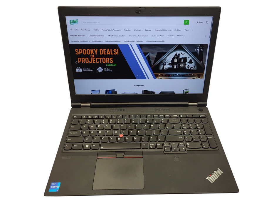 Lenovo P15 Gen 2 i7-11850H 64GB RAM 1TB SSD RTX A4000 GPU READ  $ Lap200