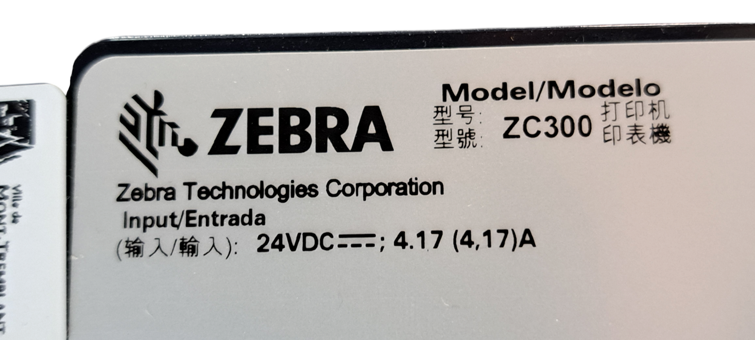 Zebra ZC300 Card Printer| READ