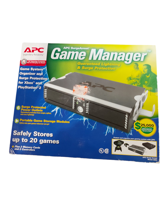 APC Game Manager - Surge Protection with 6 Outlet for Xbox and PS2