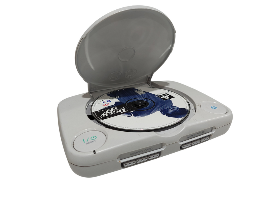 PS1 Console Model: SCPH-101 & Game Only , Tiger Woods '99 Golf =