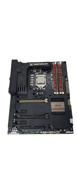 ASUS SABERTOOTH Z77 MOTHERBOARD i5-3570K SR0PM| 8GB RAM