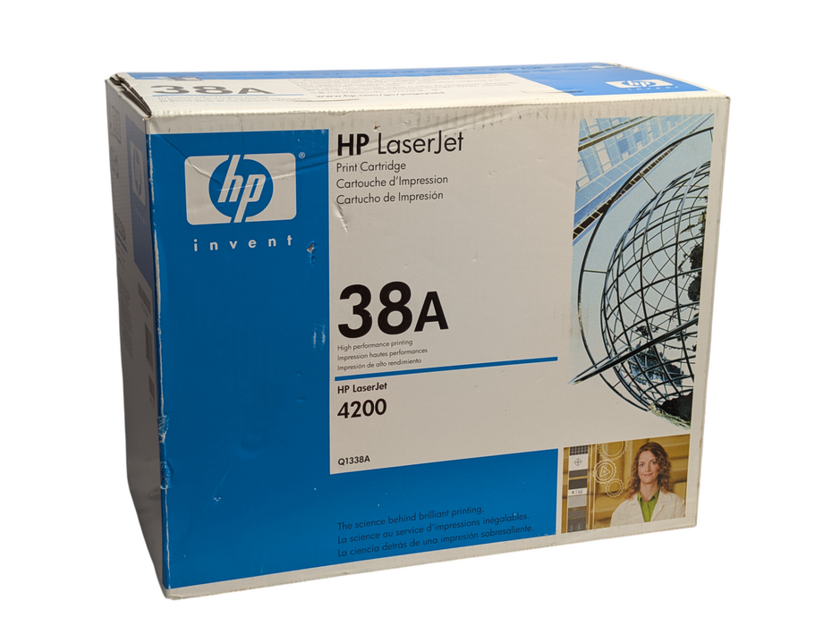 NEW Genuine OEM HP LaserJet Print 38A Cartridge Q1338A for 4200 Black Laser -