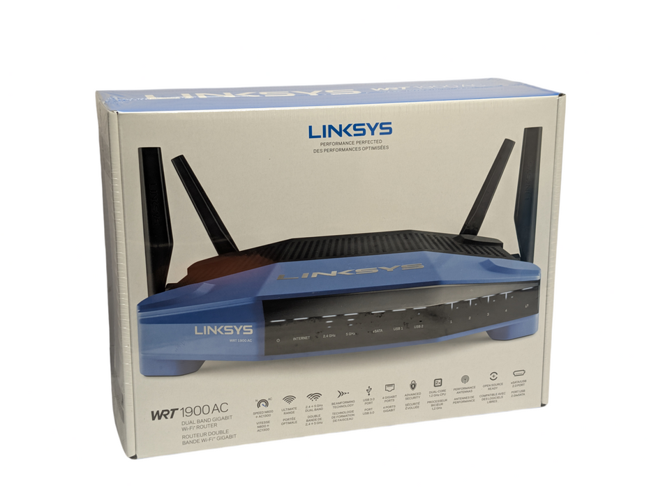 LINKSYS WRT 1900AC Dual Band Gigabit Wi-Fi Router Q-