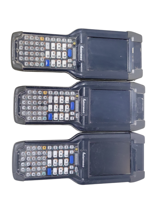 Lot of 3x Intermec CK3X CK3XAA4M000W4100 Handheld barcode scanner, READ _