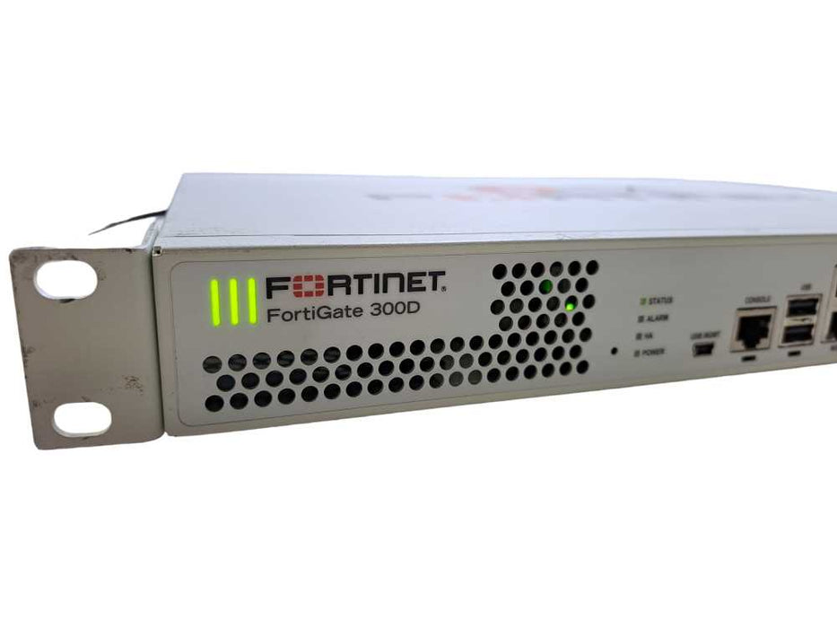 Fortinet FortiGate 300D | 1U Firewall Security Appliance | Factory Reset