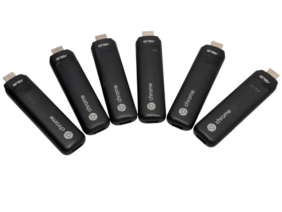 Lot of 6x HDMI Chrome Stick ASUS Chromebit Model CS10 BCM4354 -