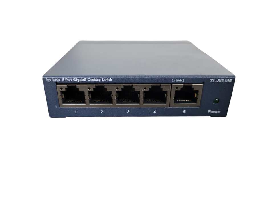 TP-LINK TL-SG105 5-Port Gigabit Desktop Switch 10/100/1000mbps !