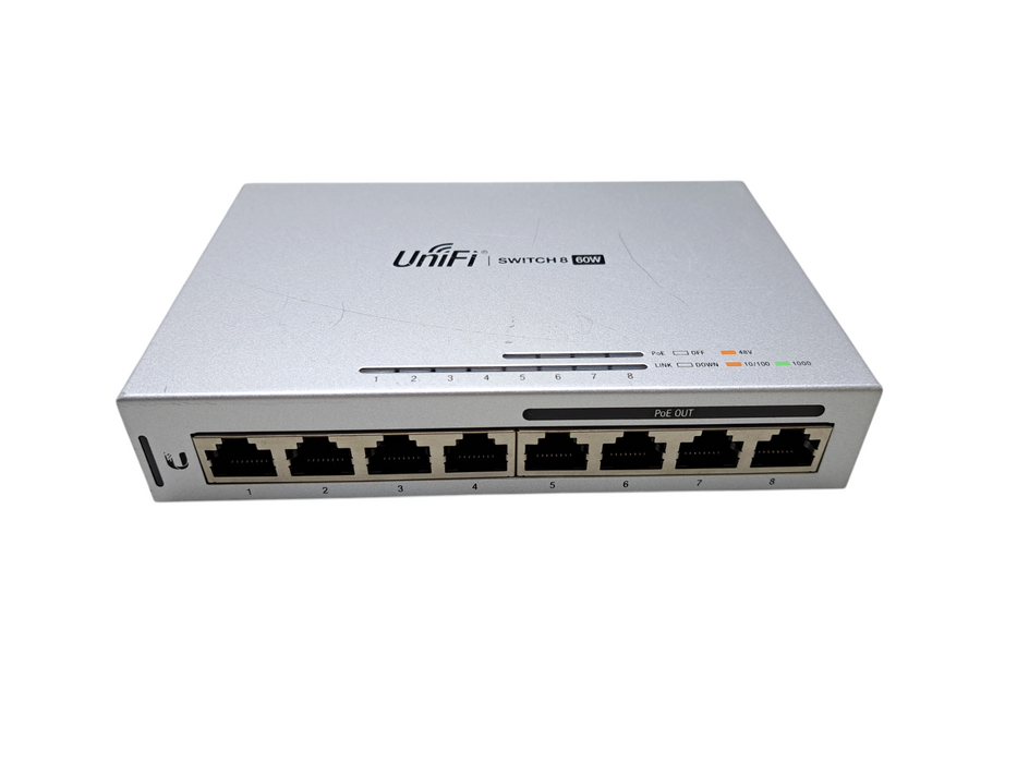 Ubiquiti UniFi US-8-60W | 8-Port Gigabit, 4 Port PoE Managed Switch