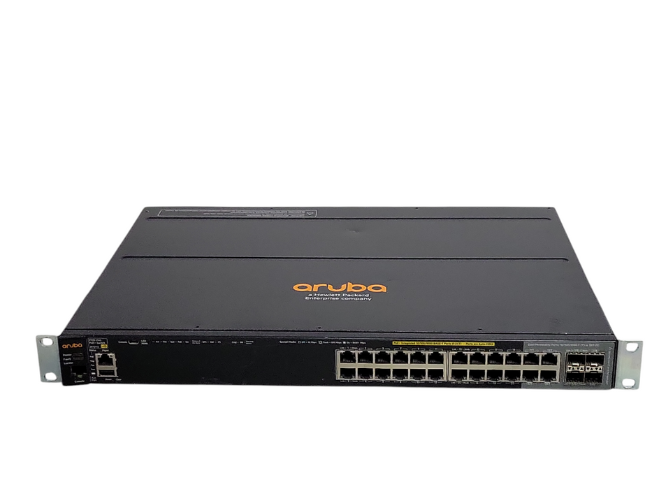 Aruba 2920-24G PoE+ 24-Port Gig Managed Switch J9727A W/ rack mount Ears _