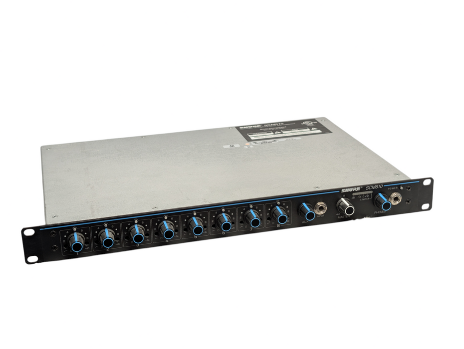 SHURE SCM810 8 Channel Automatic Microphone Mixer with Intellimix -