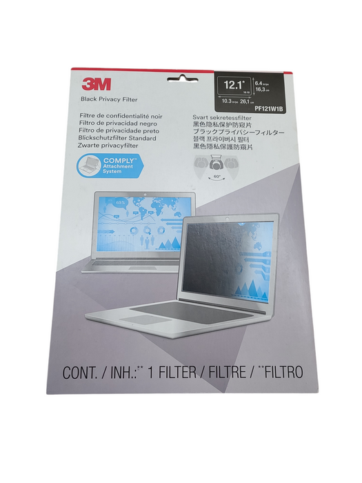 3M Black Privacy Filter for 12.1" Monitors Q