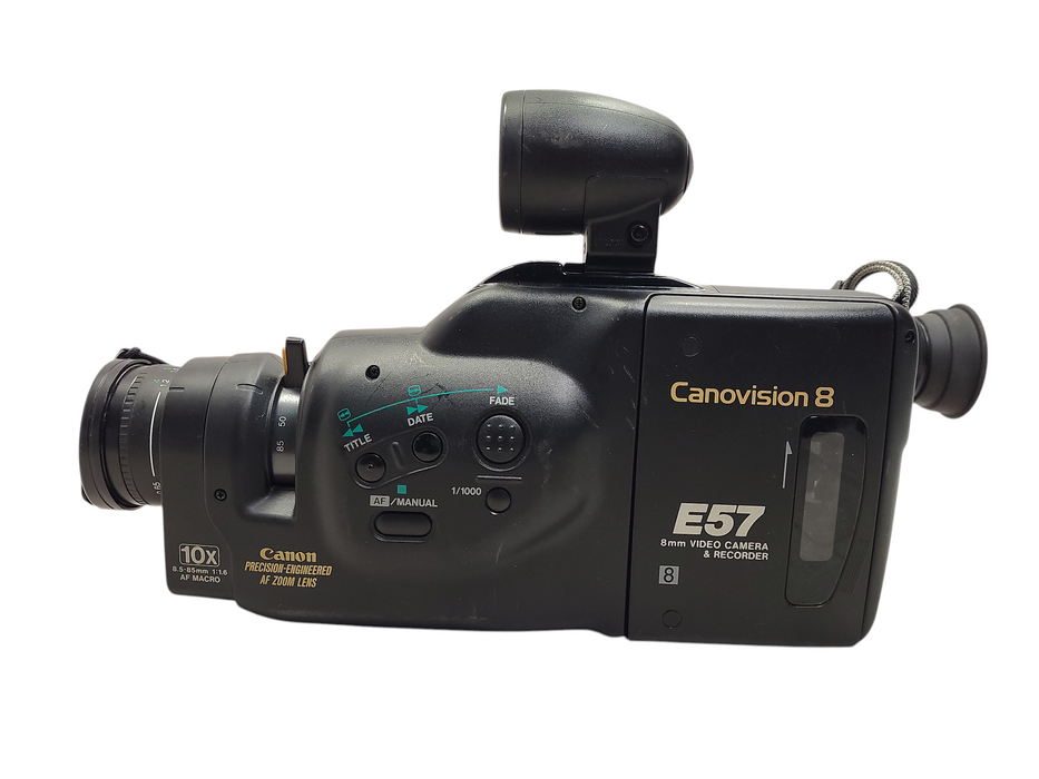 Vintage Canon E57 8mm Video Camera& Recorder Canovision 8 READ $
