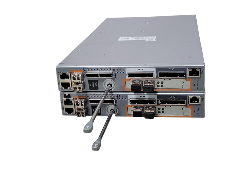 Lot of 2x HPE 3PAR 7400c Storage Controller Fiber Channel FC QR512-63001 _