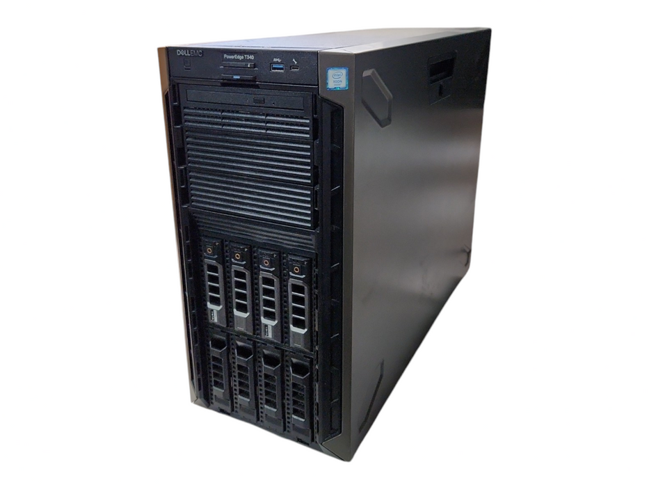 Dell PE T340 8x3.5", Xeon E-2174G, 32GB DDR4, 2x4TB SAS, H330, 2x 495W PSU