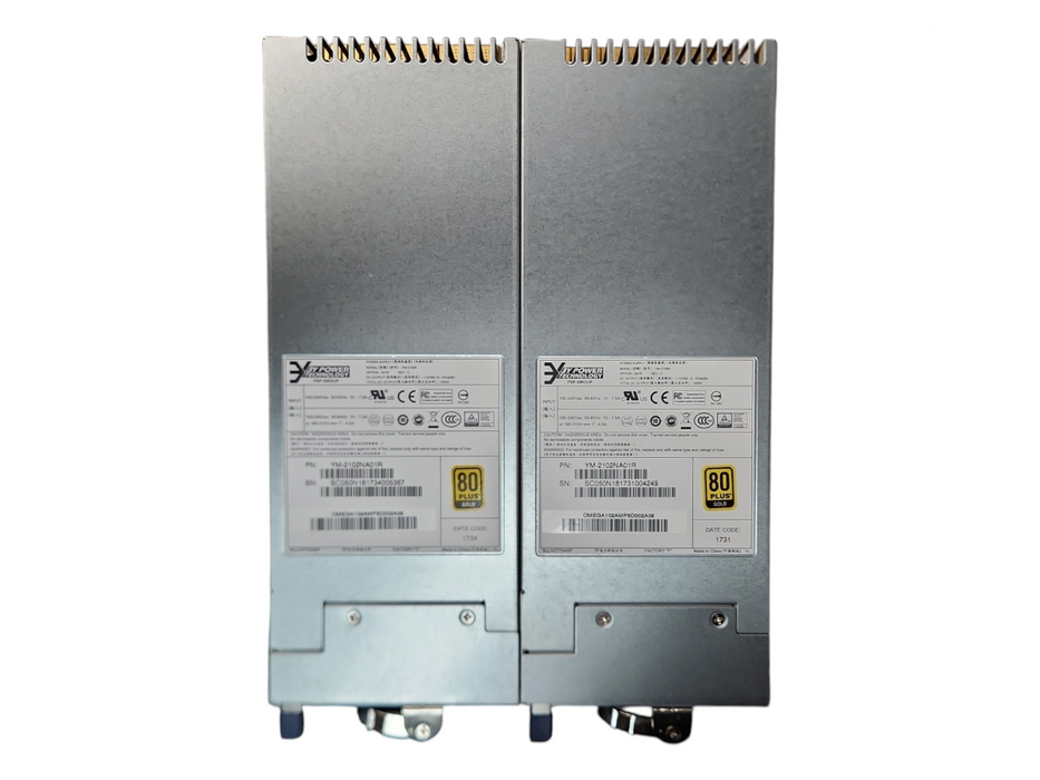 Lot of 2x 3Y Power Technology YM-2102N 1000W PSU