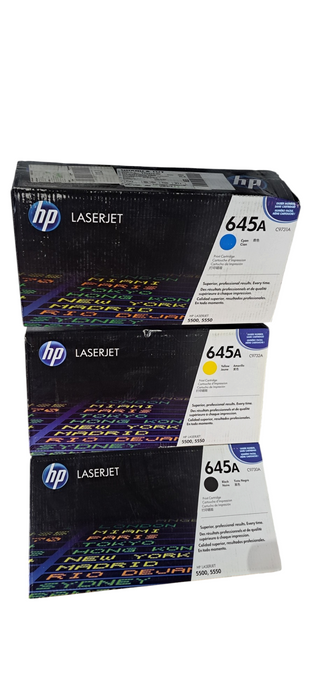 Set of 3 New HP LaserJet 645A C9730A C9731A C9732A