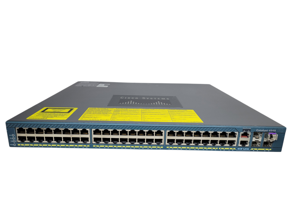 Cisco Catalyst WS-C4948 | 48-Port Gigabit Switch w/ 4xSFP 2x PSU %