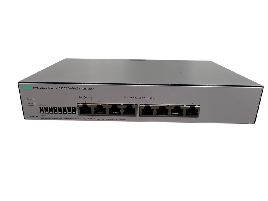 HPE OfficeConnect 1920S JL380A 8 Port Gigabit Network Switch !