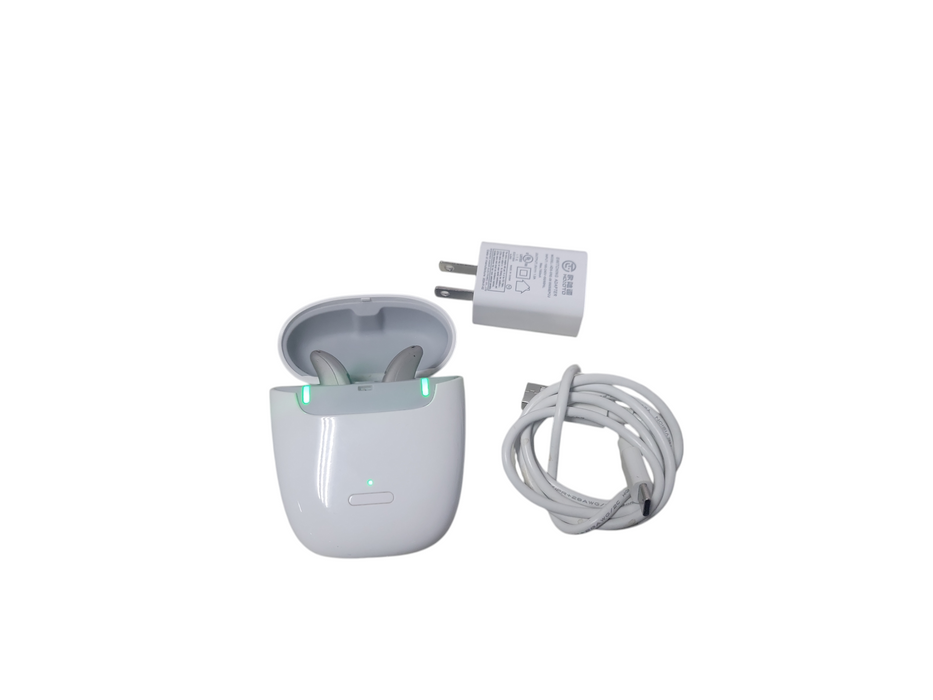 Signia pure C&G Hearing Aids with charging case, No Receiver Q_