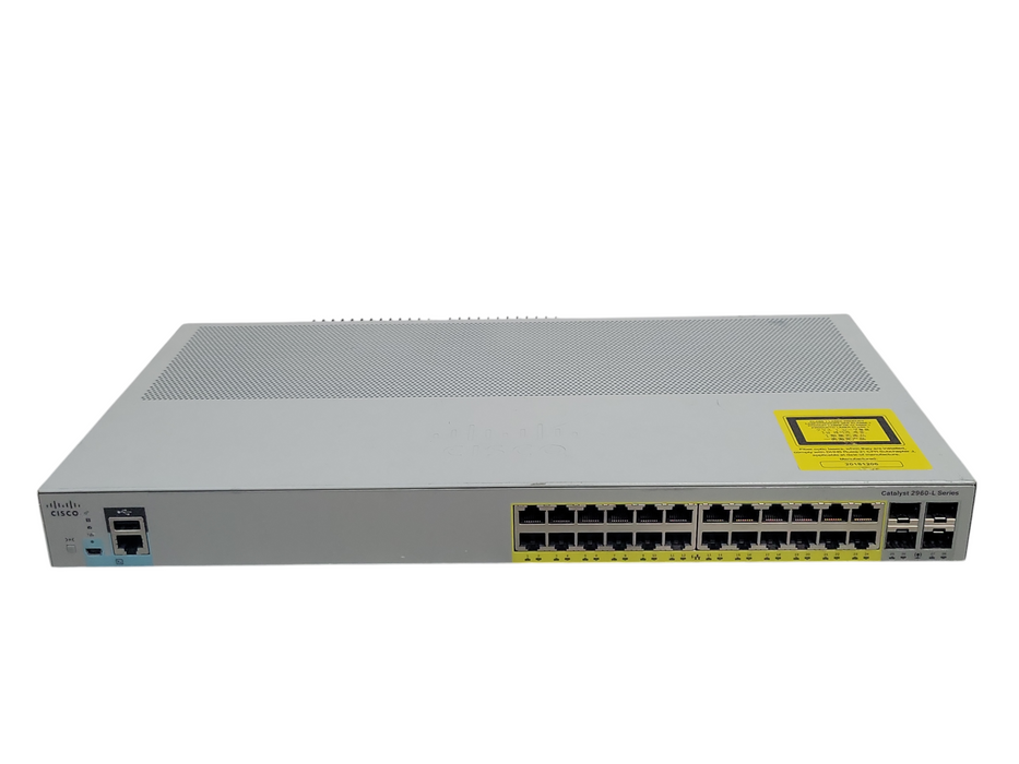 Cisco Catalyst WS-C2960L-24PS-LL 2960-L Gigabit PoE Network Switch _