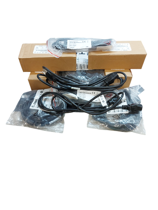 Lot 4x ZEBRA POWER ADAPTER PWR-BGA12V50W0WW W/CBL-DC-388A1-01 W/POWER CORD Q