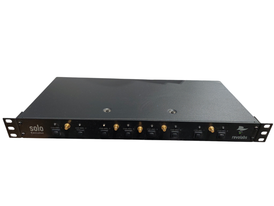 RevoLabs 8-Channel Wireless Mic Solo Executive Model: 01-Exerac-BLK-BFS =