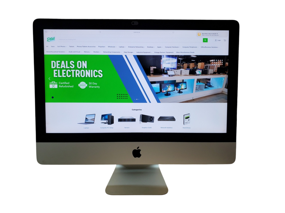 Apple iMac 21.5" Retina 4k 2019, i5-8500 16GB DDR4 500GB HDD Radeon 560X