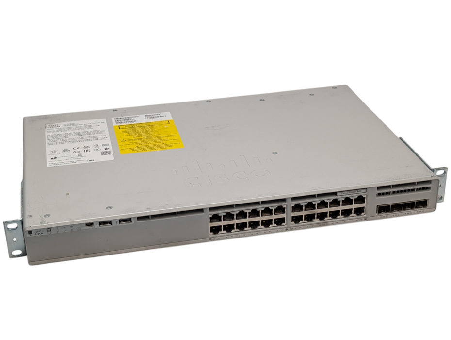 Cisco C9200L-24T-4G-E 24-Port Gigabit 4x1G Managed Network Switch, 2x PSU _