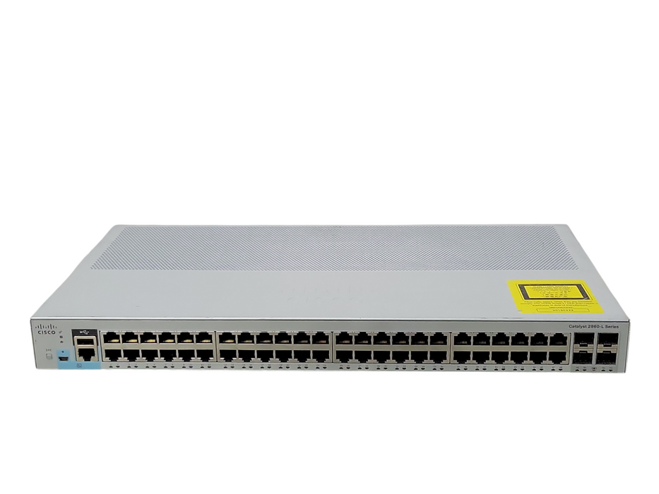 Cisco WS-C2960L-48TS-LL 48-Port Gigabit Ethernet w/ 4x 1G SFP Switch _