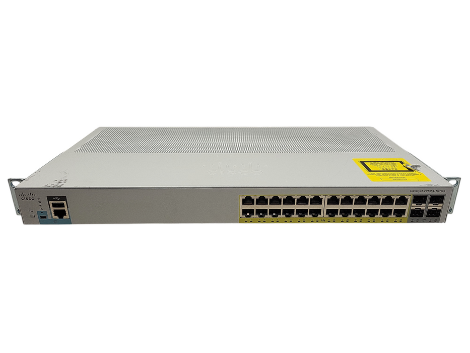 Cisco WS-C2960L-24PS-LL V01 | 24-Port Gigabit PoE+ Silent Managed Switch $