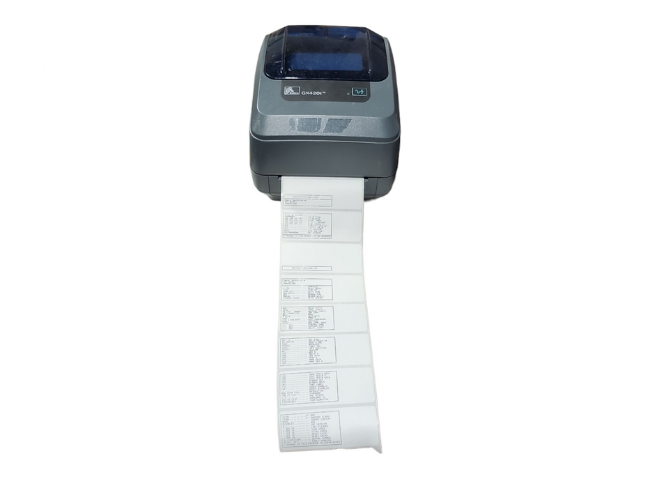 Zebra GX420T Thermal Label Printer GX42-102410-000, Tested