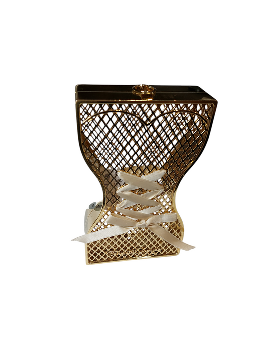 Rare Gold Clutch Purse C. Olympia Polaroid Clutch =