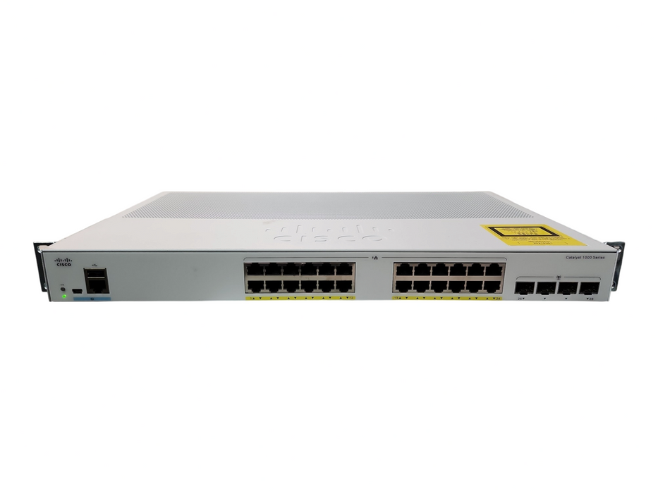 Cisco C1000-24P-4G-L V01, 24-Port Gigabit PoE+ 195W Managed Switch 4x SFP